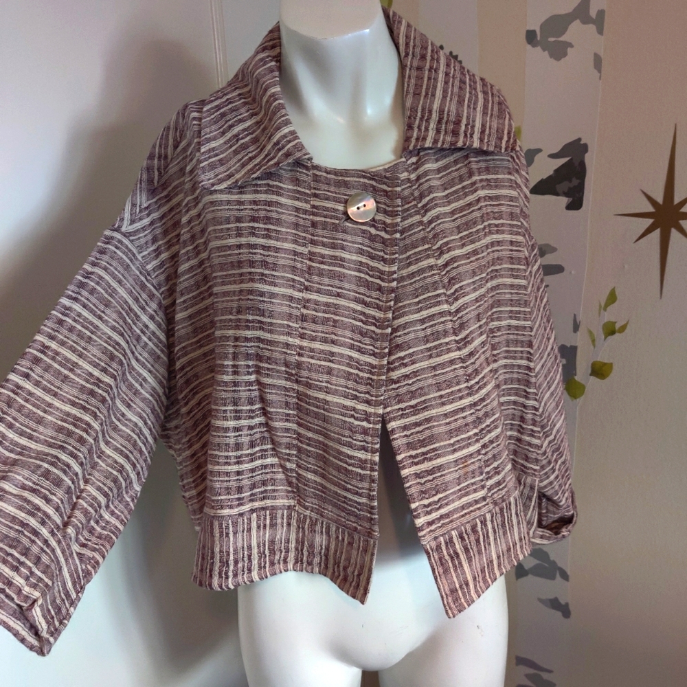 NWOT Women's Boutique Designer Fashion Jacket, M/L